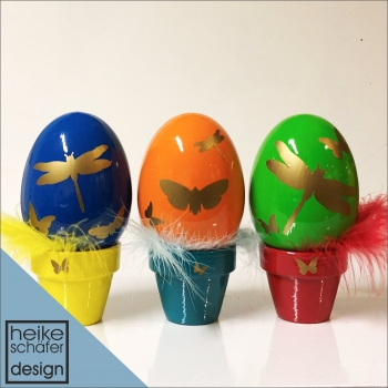 Preview: Federn in Beere - 6 Stück 